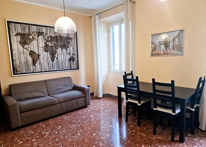 Apartament 100mt From Termini Bright 2br Rzym
